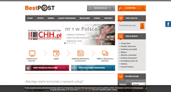 Desktop Screenshot of bestpost.pl