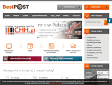 Tablet Screenshot of bestpost.pl